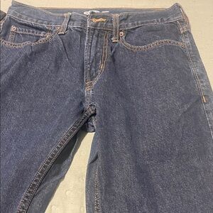 Old Navy Men's Dark Blue Straight Jeans